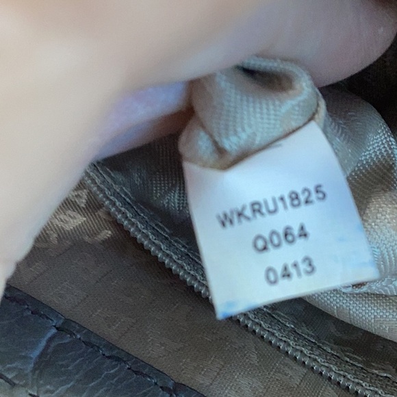 Kate Spade Grey Fiona Embossed Leather Bag Crossbody - Picture 10 of 11